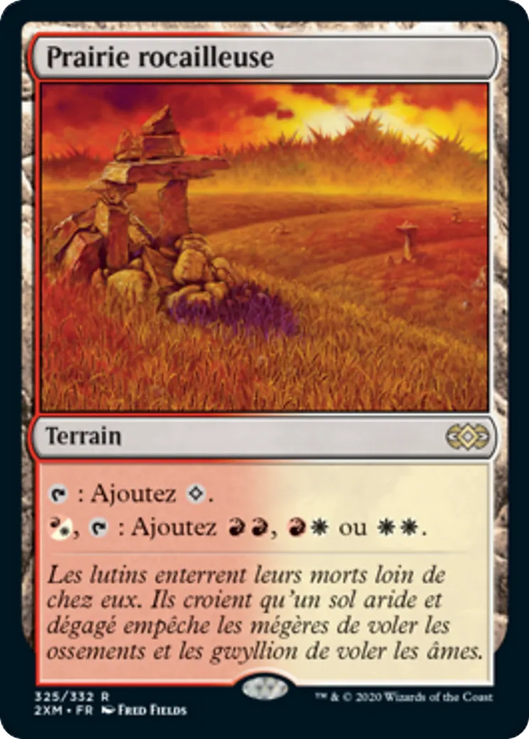 Prairie rocailleuse — Double Masters — Magic: The Gathering