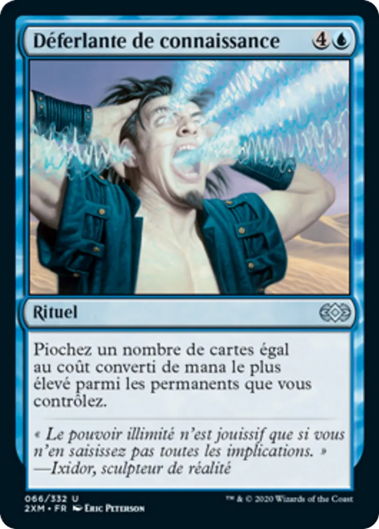 Déferlante de connaissance — Double Masters — Magic: The Gathering