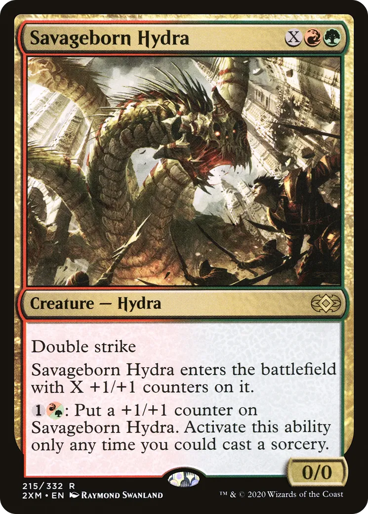 Hydre née de la sauvagerie — Double Masters — Magic: The Gathering