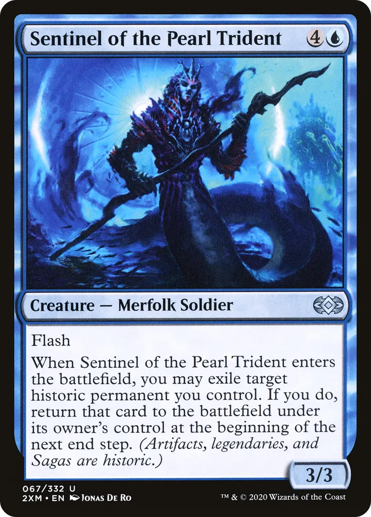 Sentinelle du Trident de perles — Double Masters — Magic: The Gathering