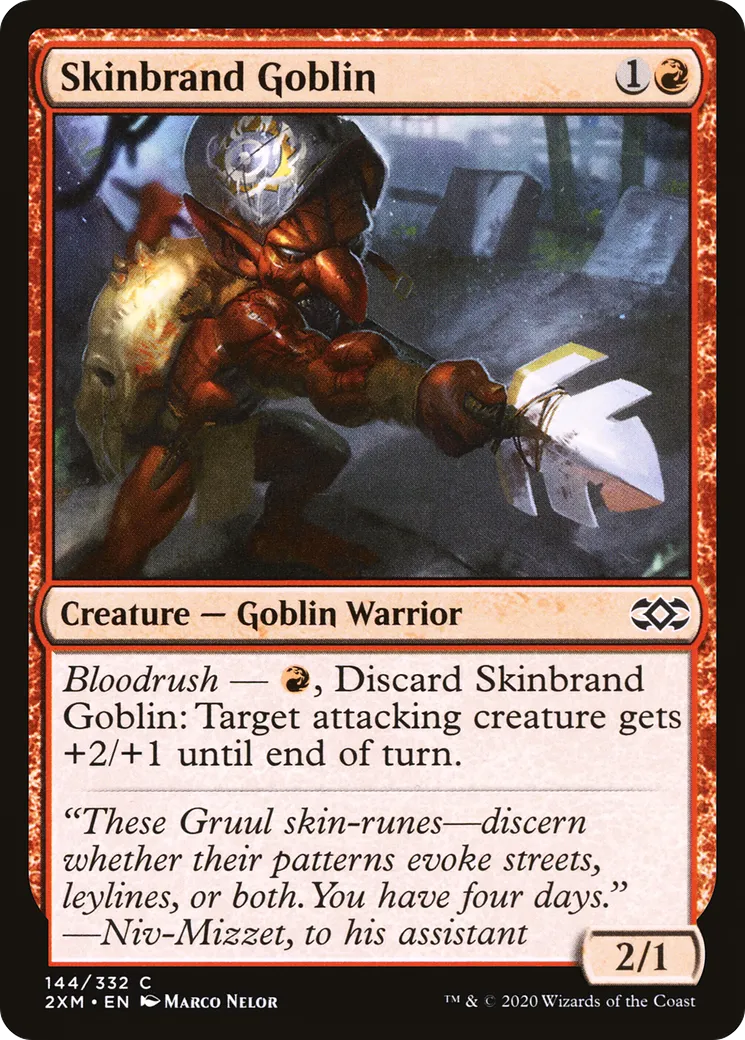 Skinbrand Goblin — Double Masters — Magic: The Gathering