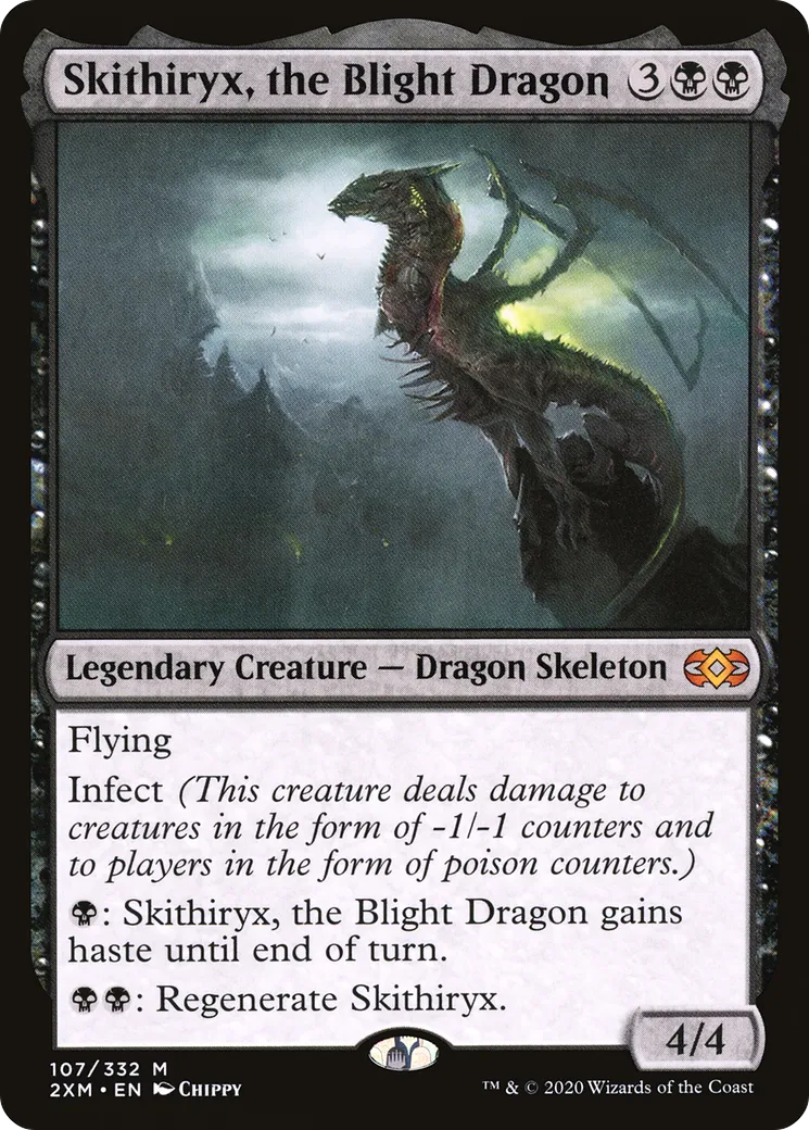 Skithiryx, the Blight Dragon — Double Masters — Magic: The Gathering