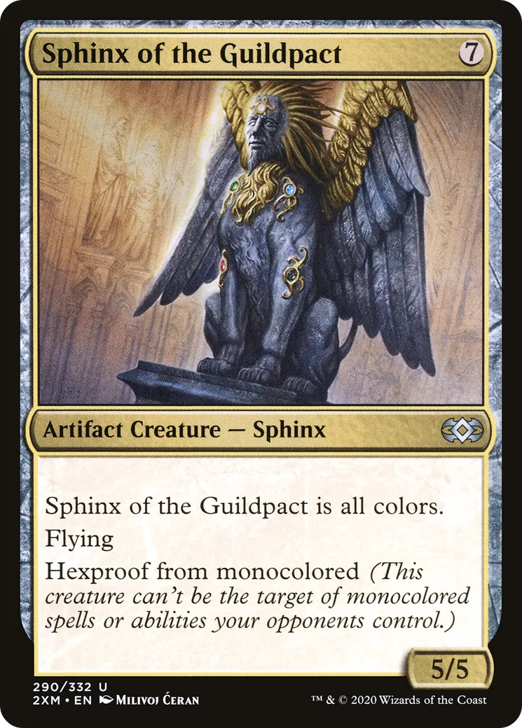 Sphinx of the Guildpact from Double Masters - Magic: The Gathering