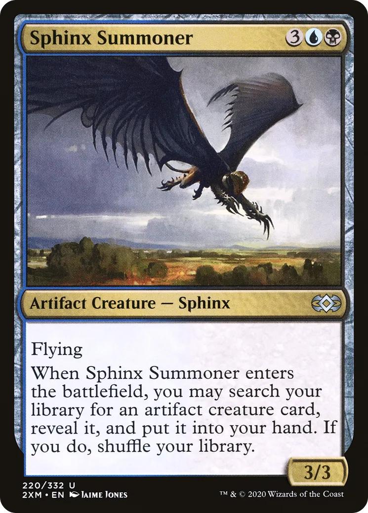 Invocatrice sphinge — Double Masters — Magic: The Gathering