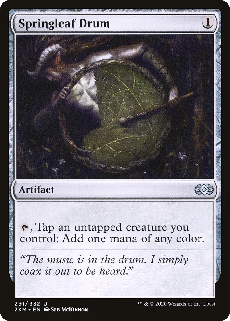 Springleaf Drum — Double Masters — Magic: The Gathering