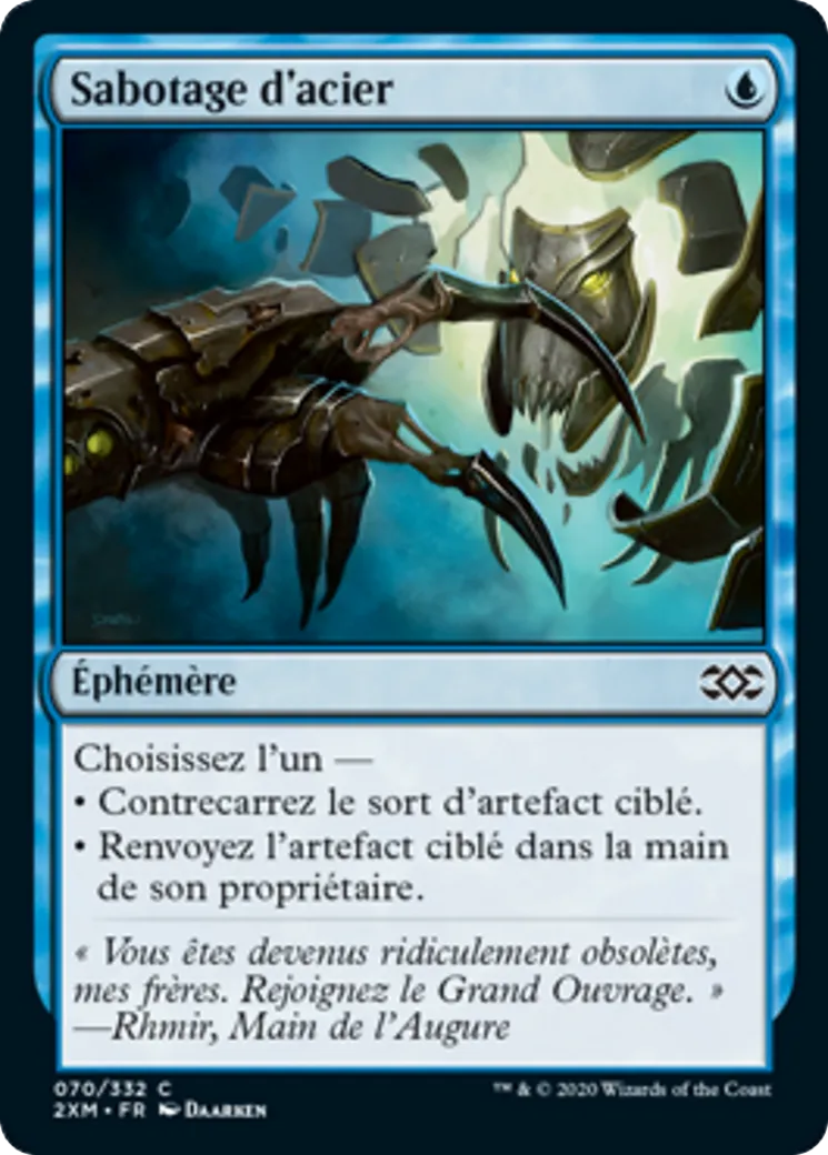 Sabotage d'acier — Double Masters — Magic: The Gathering