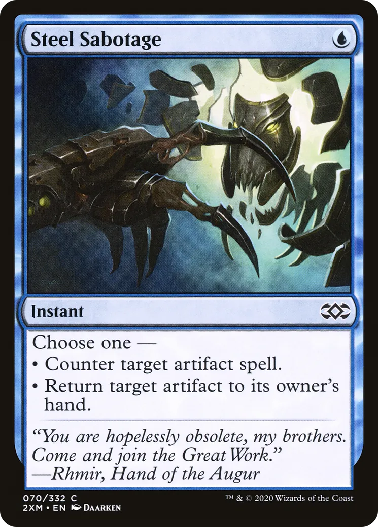 Sabotage d'acier — Double Masters — Magic: The Gathering