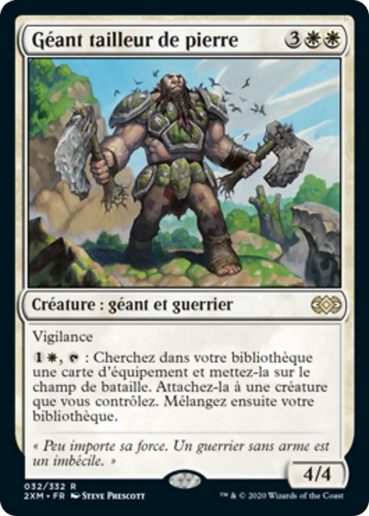 Géant tailleur de pierre — Double Masters — Magic: The Gathering