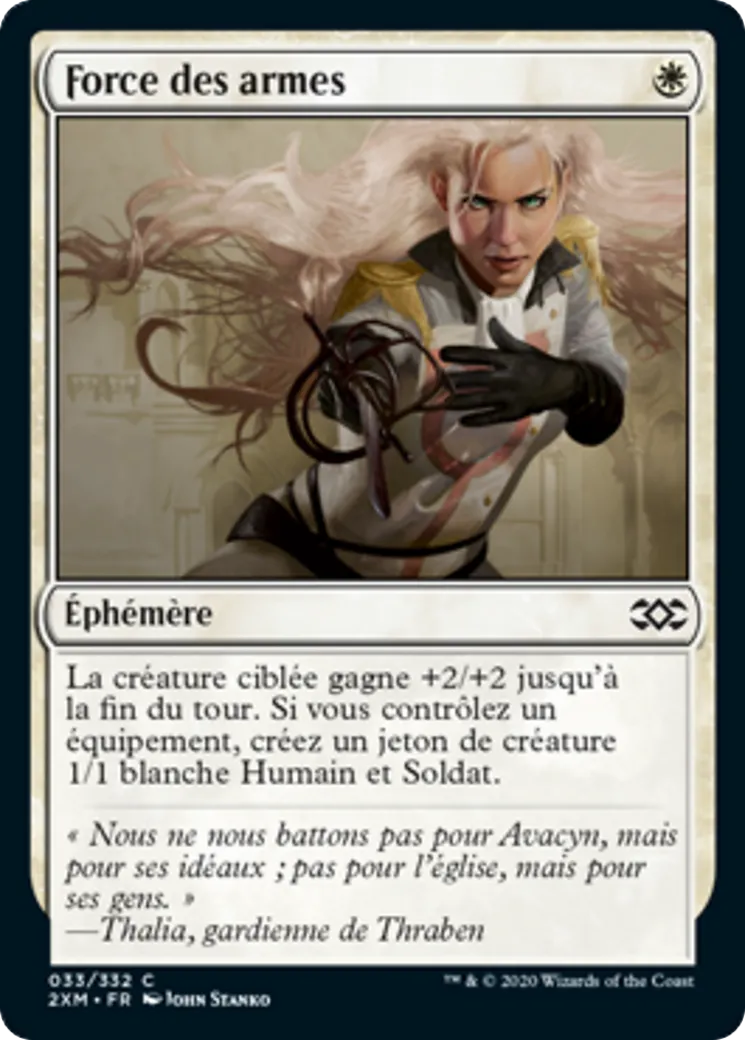 Force des armes — Double Masters — Magic: The Gathering