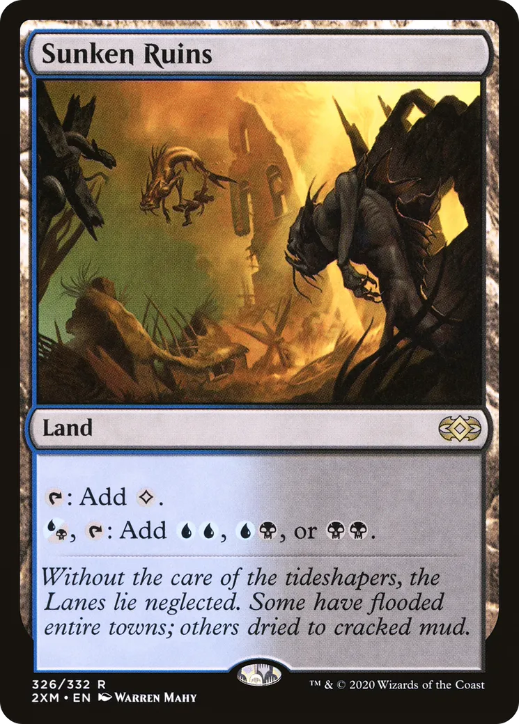 Sunken Ruins — Double Masters — Magic: The Gathering