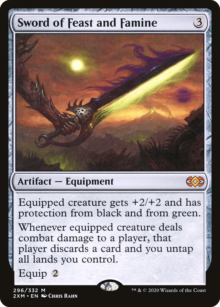 Sword of Feast and Famine — Double Masters — Magic: The Gathering