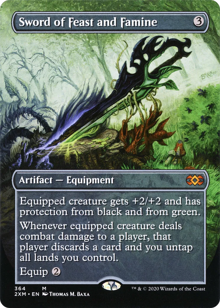 Sword of Feast and Famine — Double Masters — Magic: The Gathering
