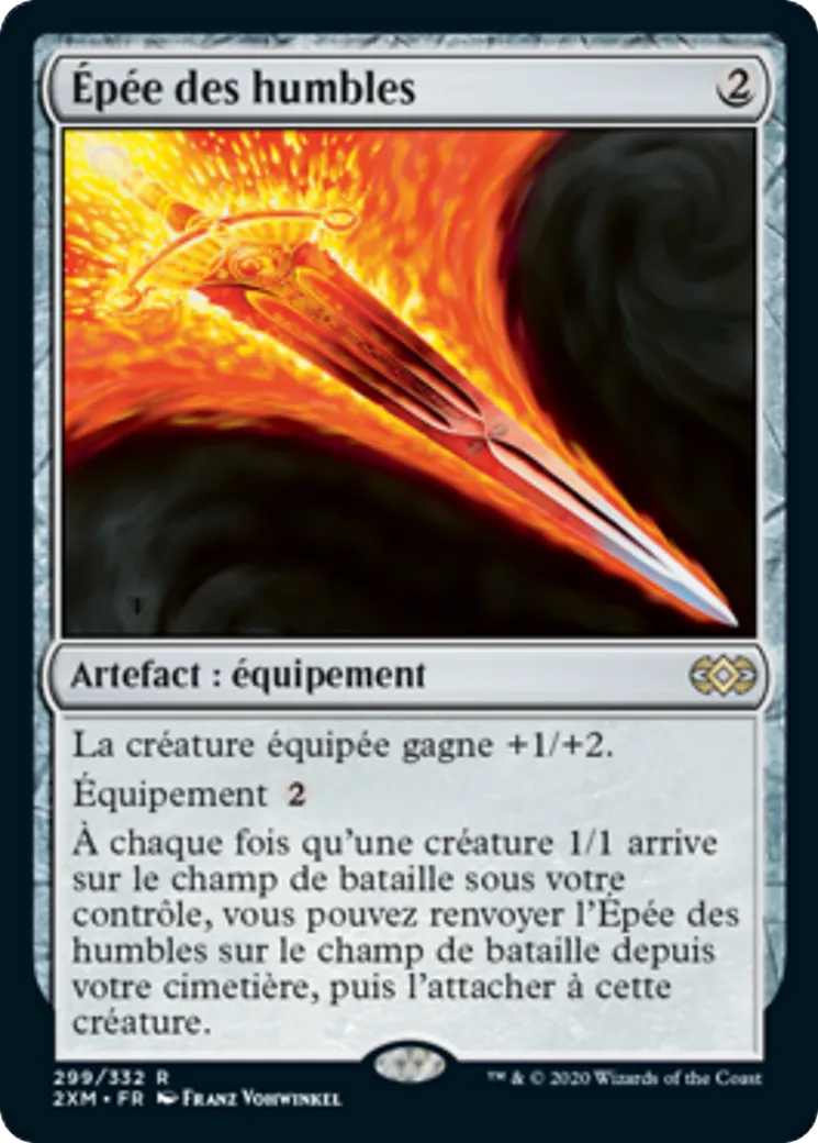 Épée des humbles — Double Masters — Magic: The Gathering