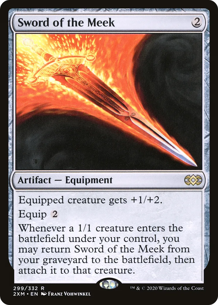 Sword of the Meek — Double Masters — Magic: The Gathering