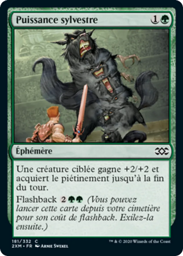 Puissance sylvestre — Double Masters — Magic: The Gathering