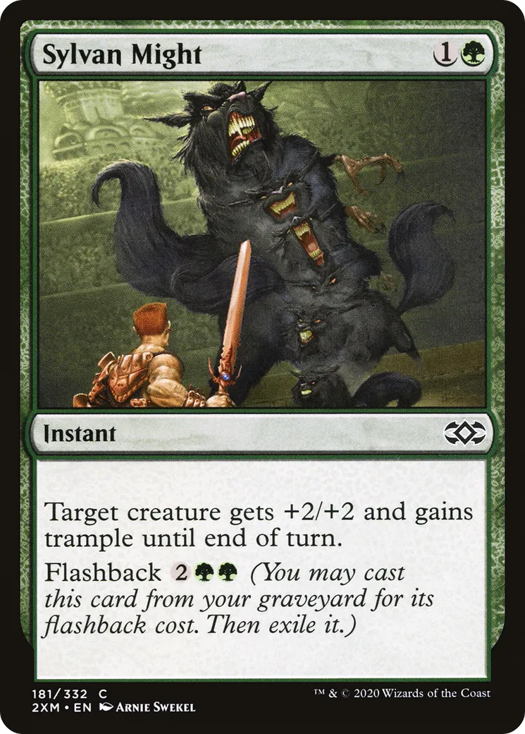 Sylvan Might — Double Masters — Magic: The Gathering