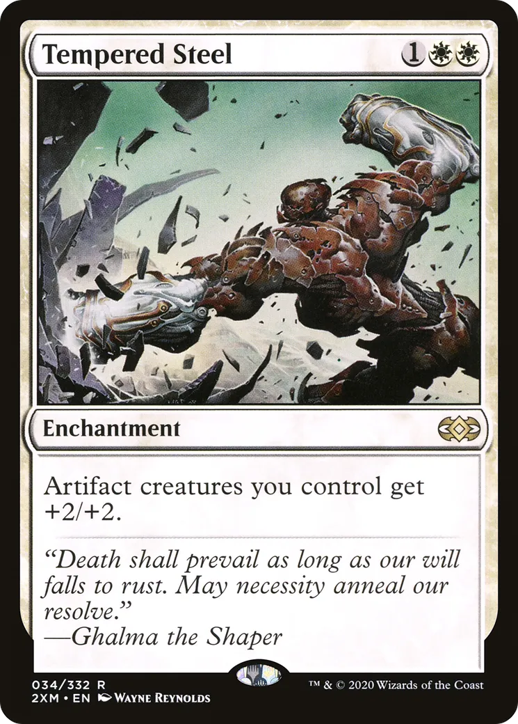 Tempered Steel — Double Masters — Magic: The Gathering