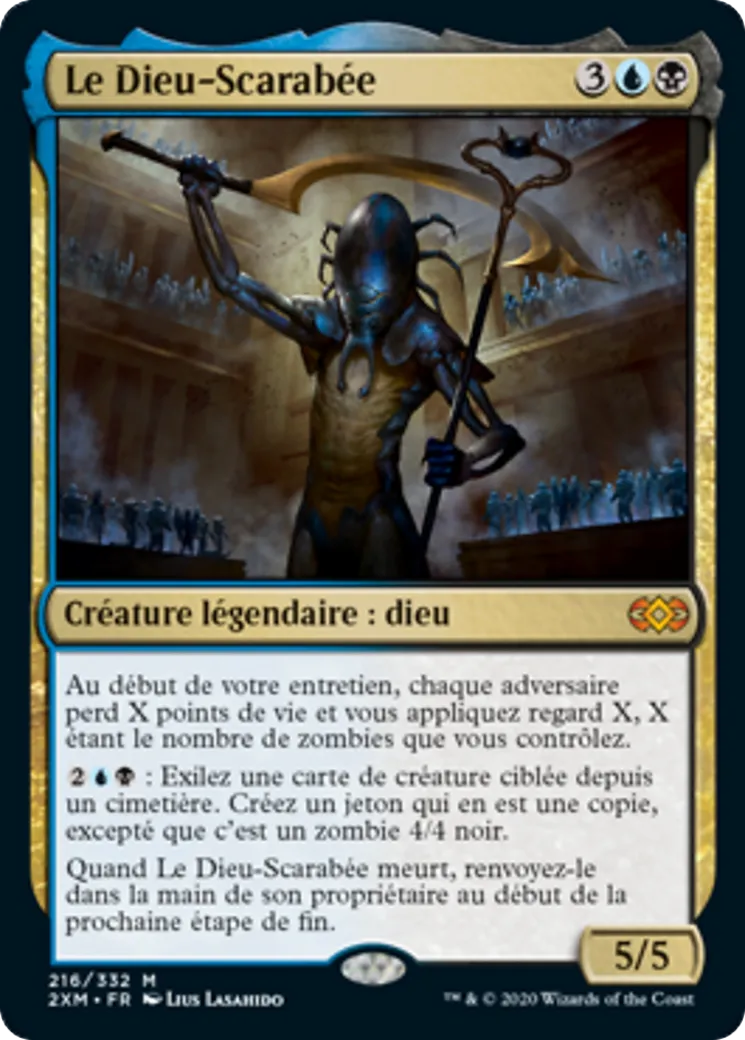 Le Dieu-Scarabée from Double Masters - Magic: The Gathering