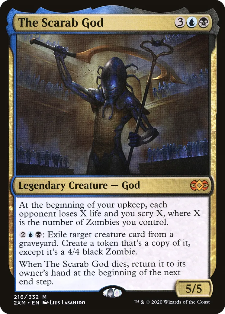 The Scarab God — Double Masters — Magic: The Gathering