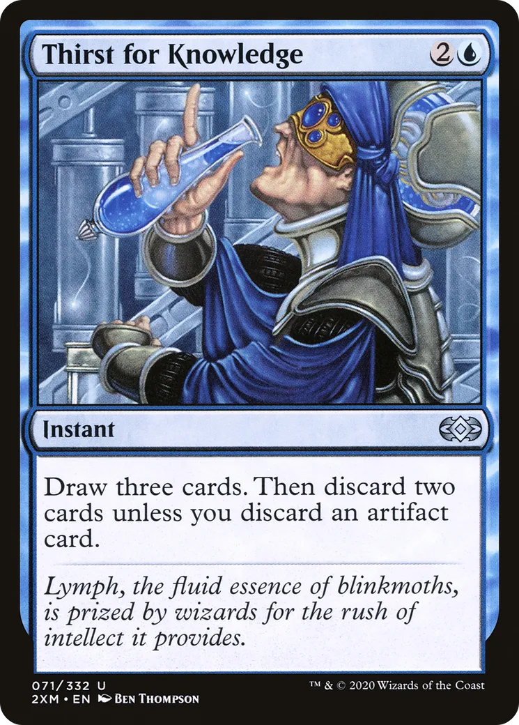 Soif de connaissance — Double Masters — Magic: The Gathering