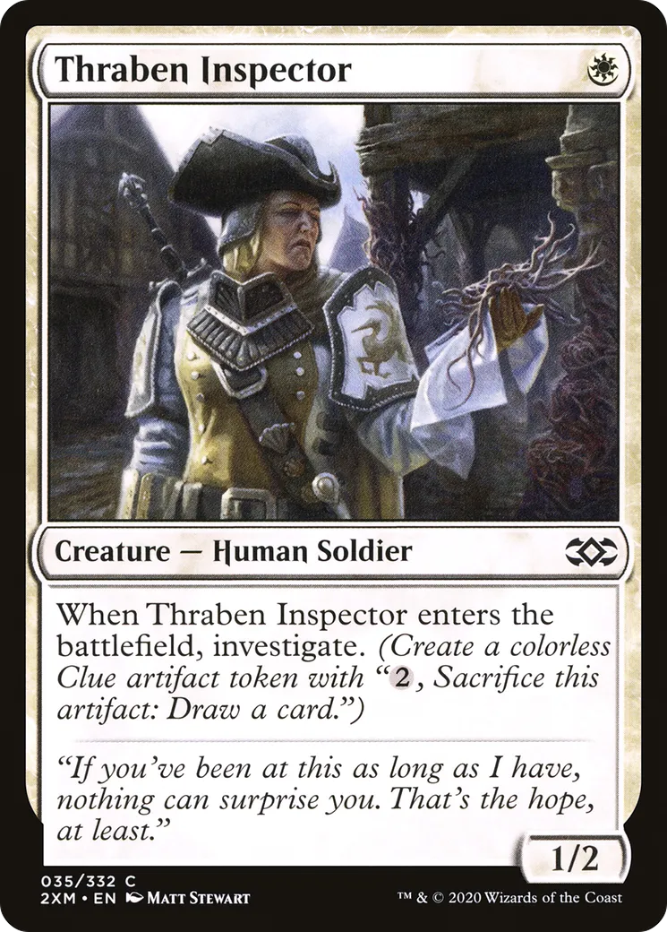Thraben Inspector — Double Masters — Magic: The Gathering