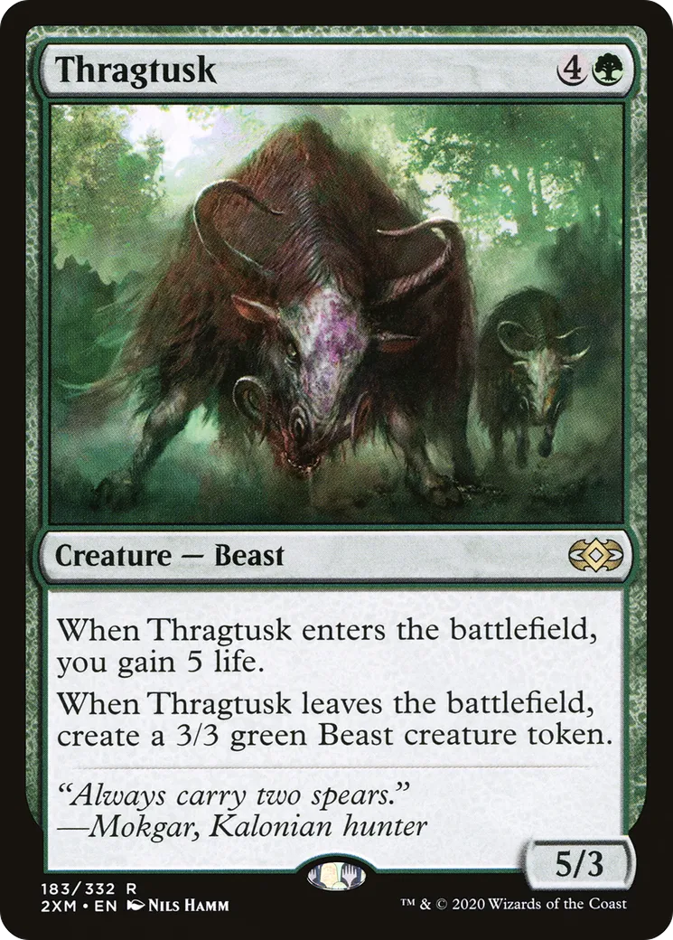 Thragtusk — Double Masters — Magic: The Gathering
