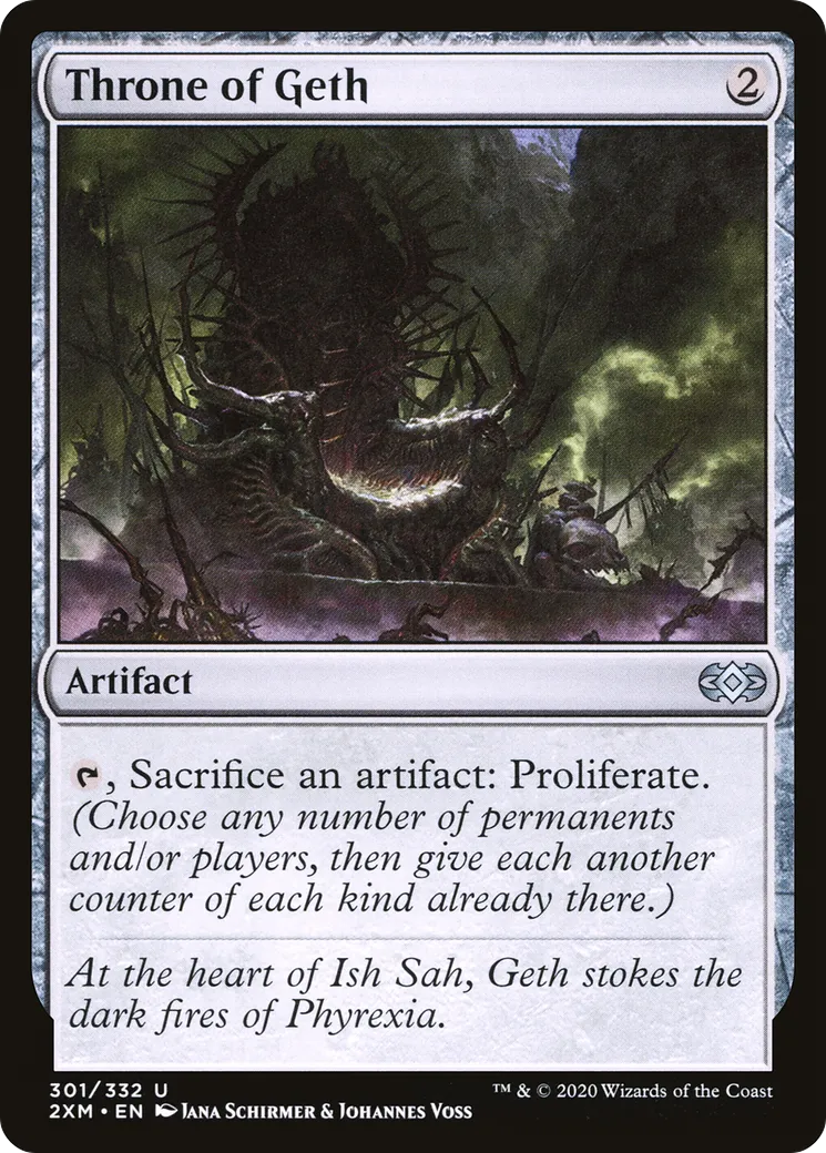 Throne of Geth — Double Masters — Magic: The Gathering