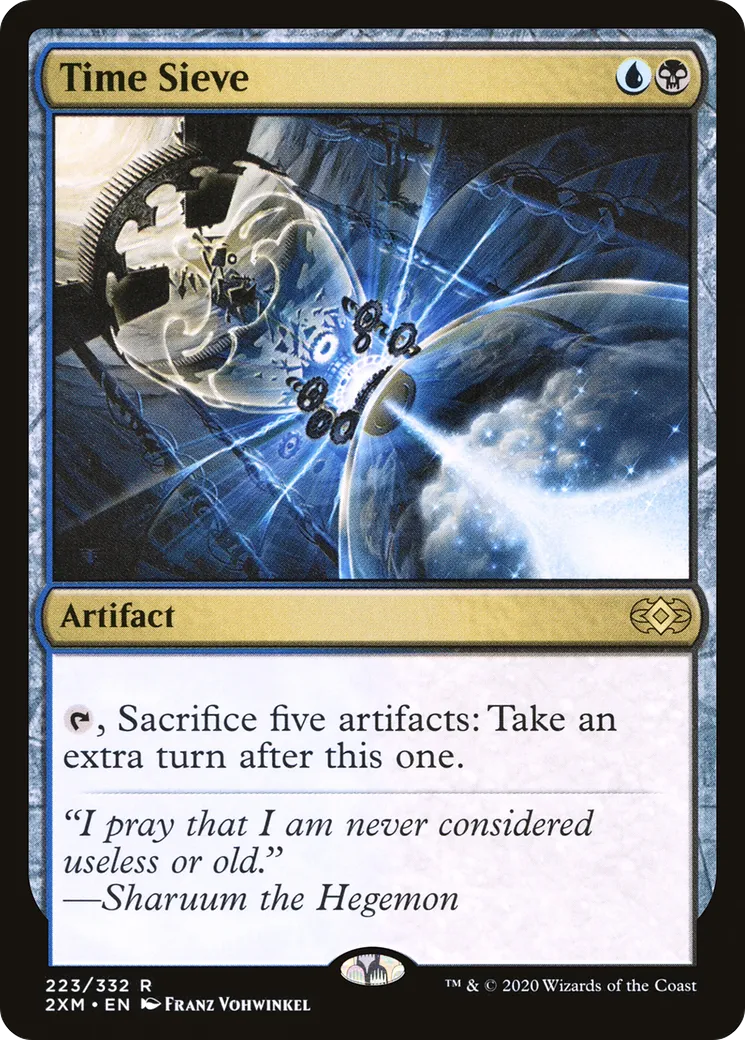 Time Sieve — Double Masters — Magic: The Gathering