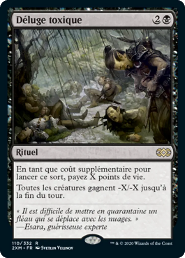 Déluge toxique — Double Masters — Magic: The Gathering