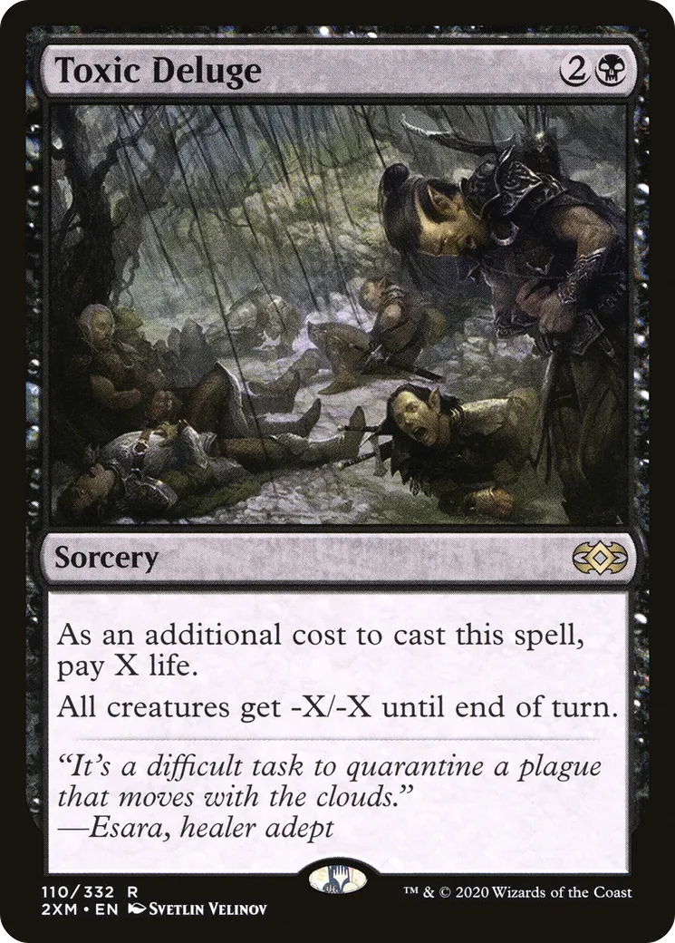 Toxic Deluge — Double Masters — Magic: The Gathering