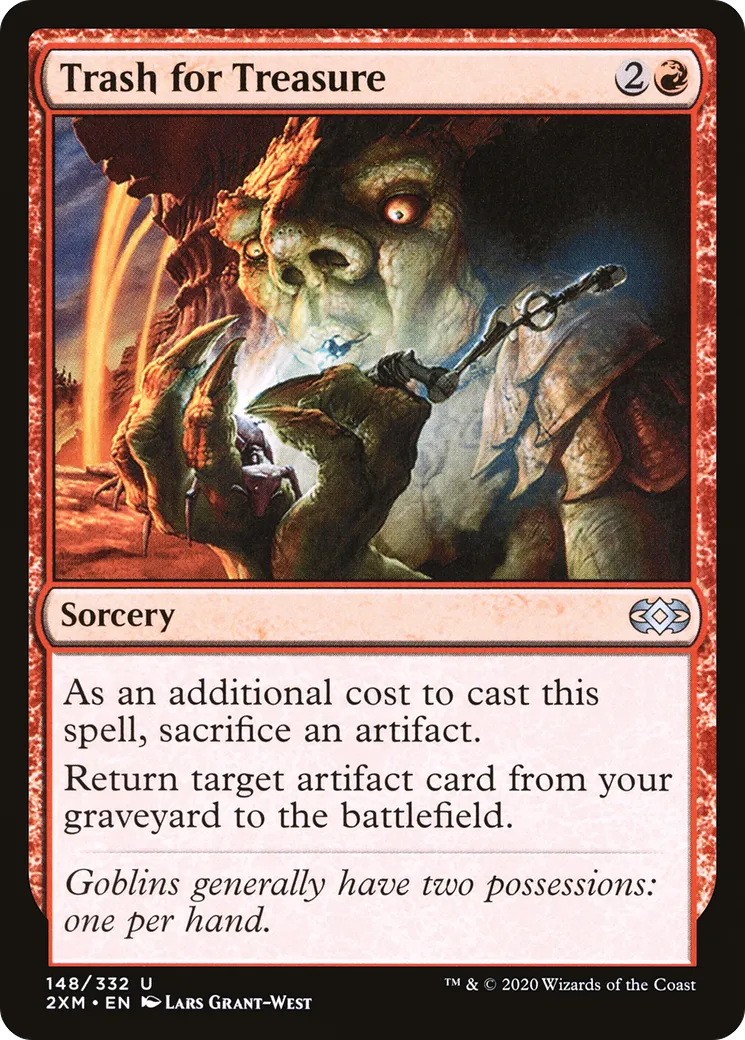 Trash for Treasure — Double Masters — Magic: The Gathering