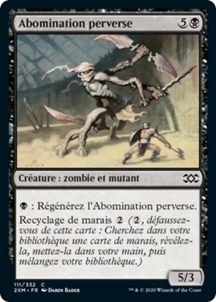Abomination perverse — Double Masters — Magic: The Gathering
