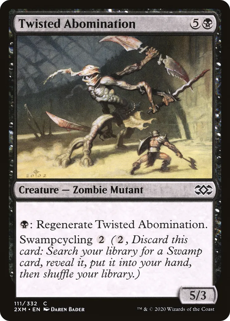 Twisted Abomination — Double Masters — Magic: The Gathering