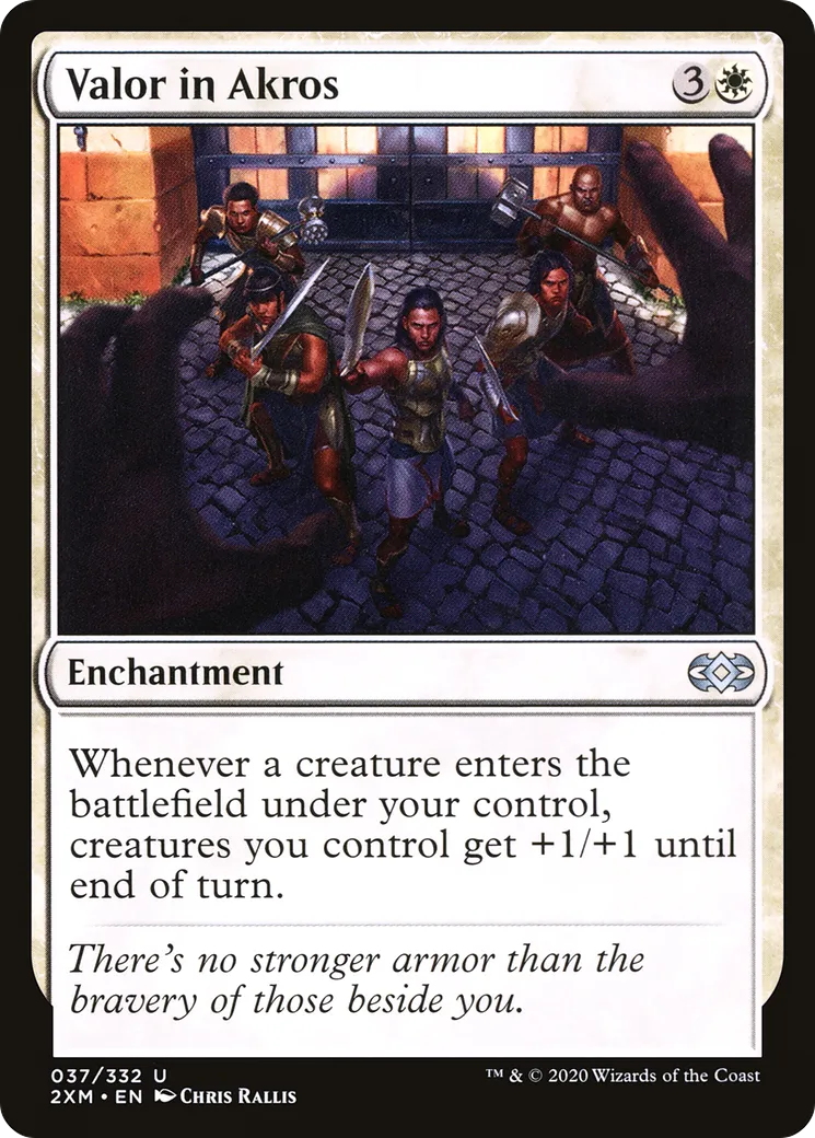 Valor in Akros — Double Masters — Magic: The Gathering