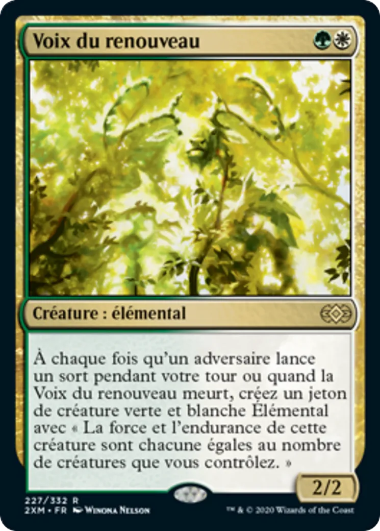 Voix du renouveau — Double Masters — Magic: The Gathering