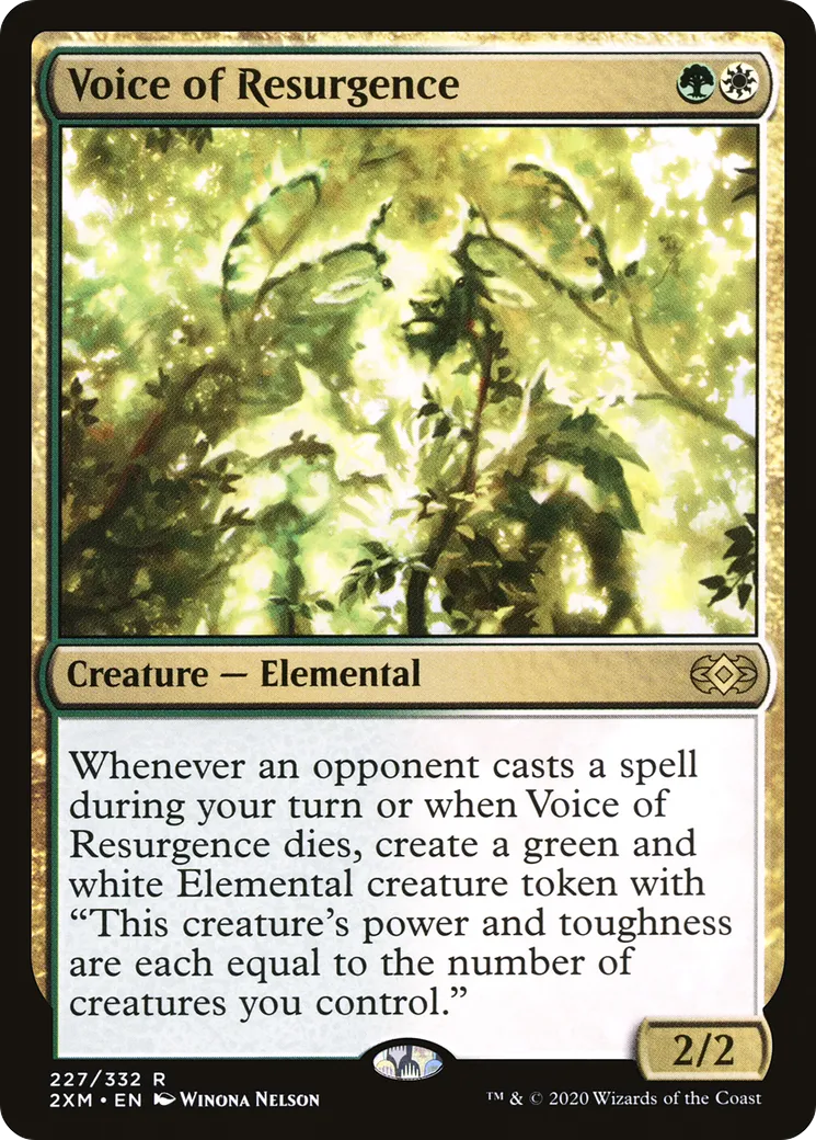 Voice of Resurgence — Double Masters — Magic: The Gathering