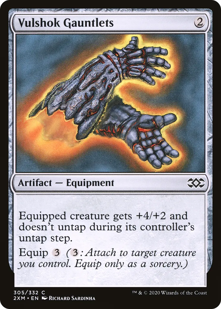 Vulshok Gauntlets — Double Masters — Magic: The Gathering