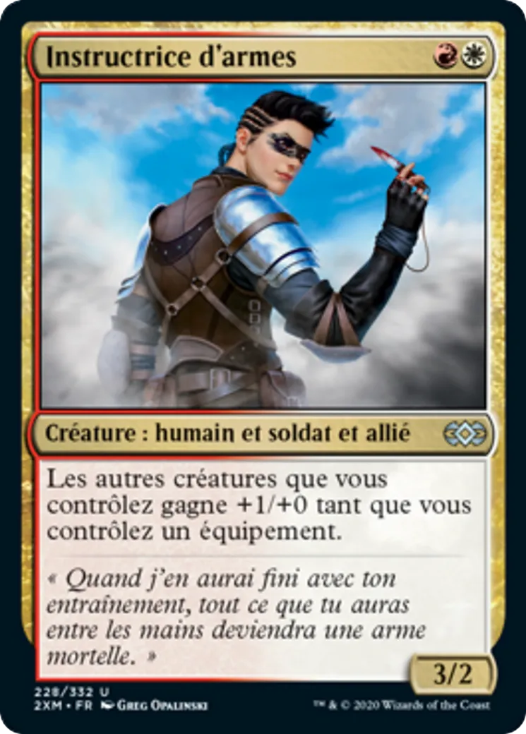 Instructrice d'armes from Double Masters - Magic: The Gathering