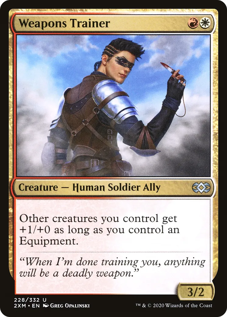 Instructrice d'armes — Double Masters — Magic: The Gathering