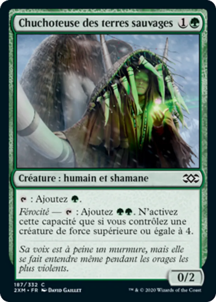 Chuchoteuse des terres sauvages from Double Masters - Magic: The Gathering