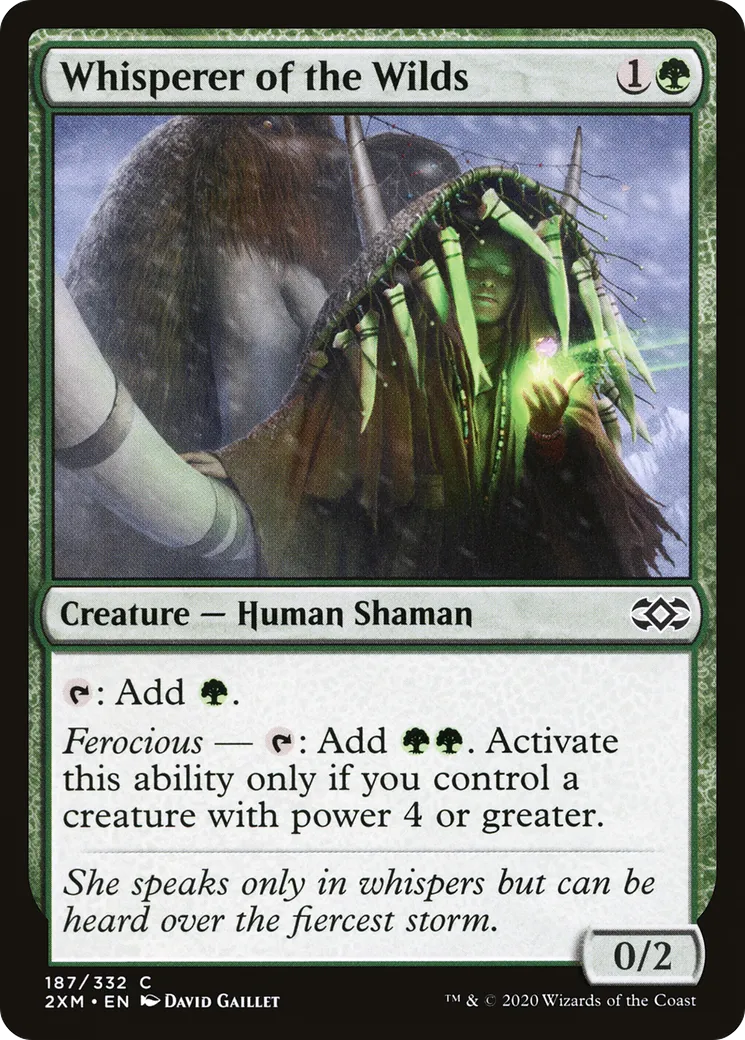 Whisperer of the Wilds from Double Masters - Magic: The Gathering