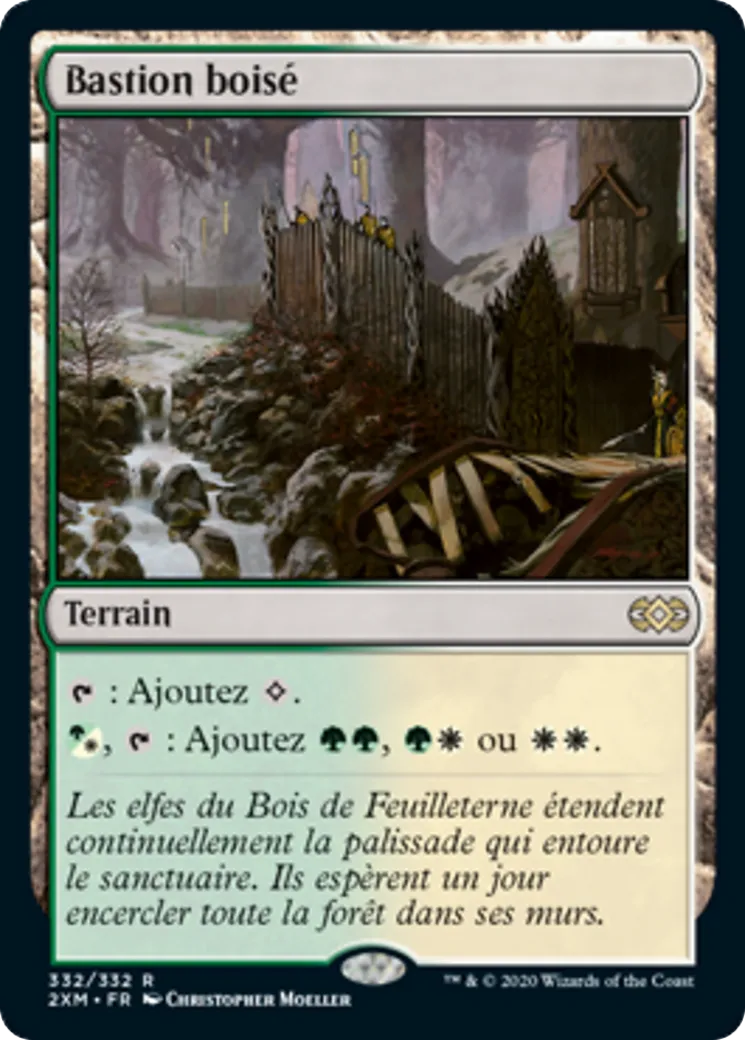 Bastion boisé — Double Masters — Magic: The Gathering