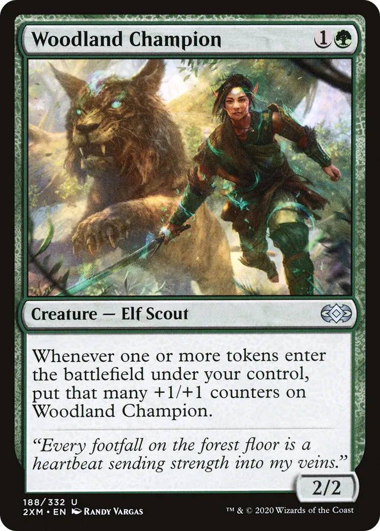 Woodland Champion from Double Masters - Magic: The Gathering
