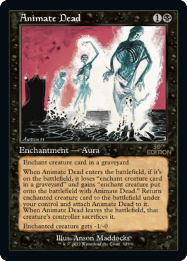 Animate Dead — 30th Anniversary Edition — Magic: The Gathering