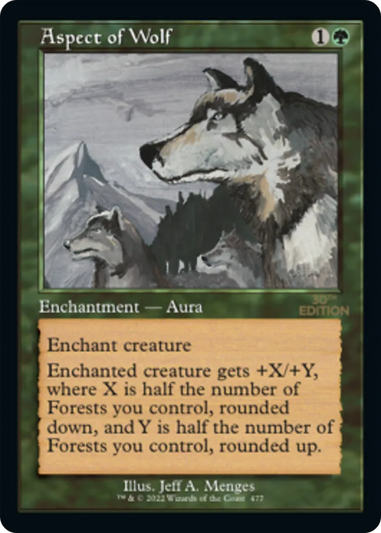 Aspect du loup — 30th Anniversary Edition — Magic: The Gathering
