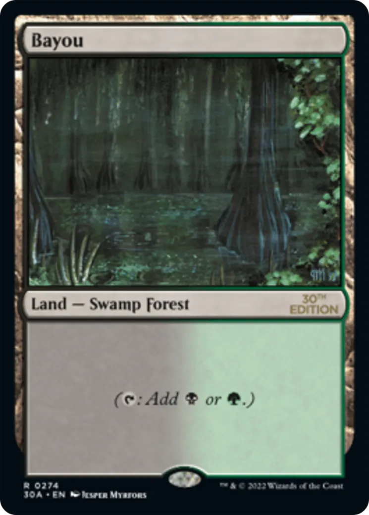 Bayou — 30th Anniversary Edition — Magic: The Gathering