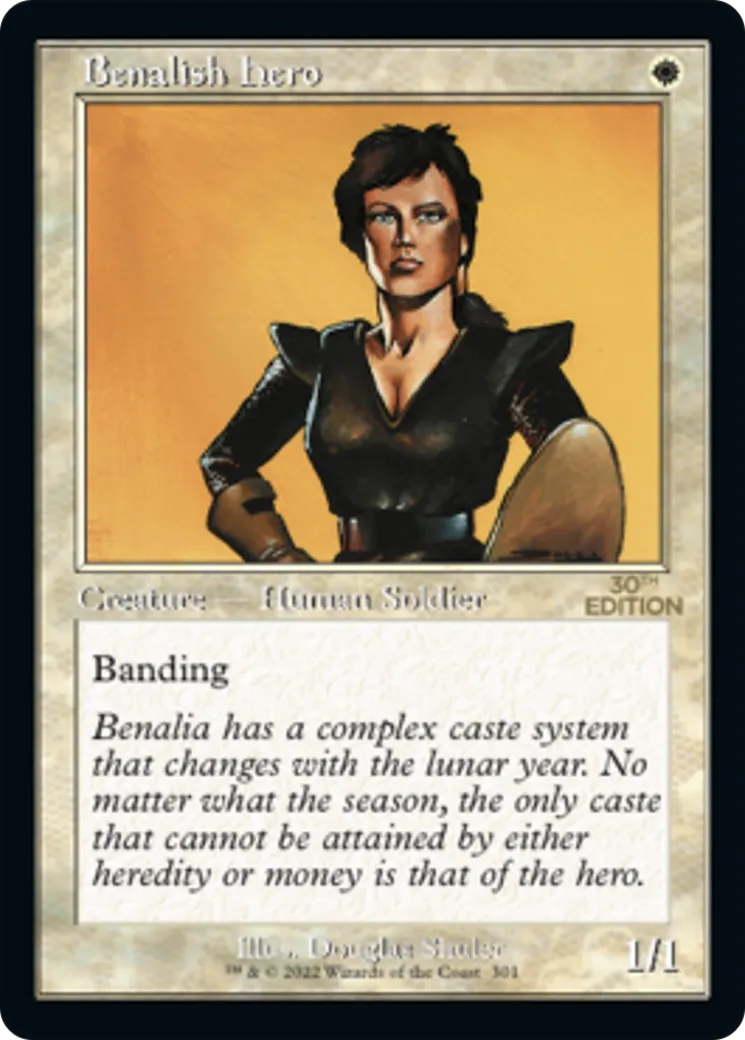 Benalish Hero — 30th Anniversary Edition — Magic: The Gathering