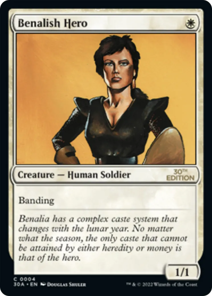 Benalish Hero — 30th Anniversary Edition — Magic: The Gathering
