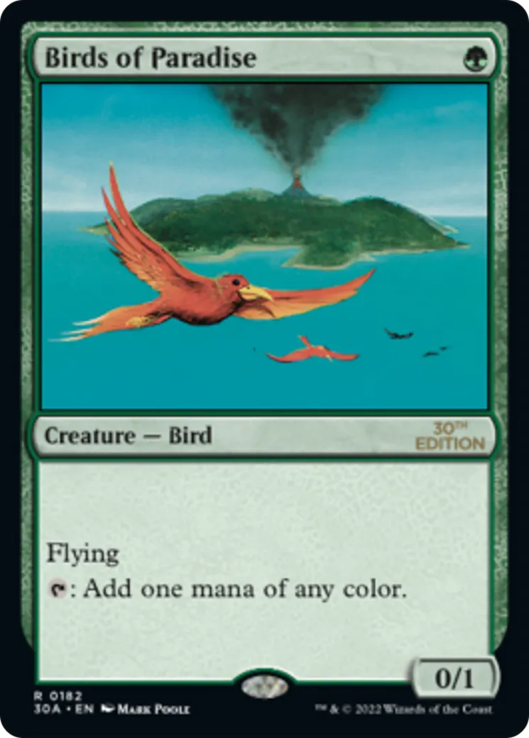 Oiseaux de paradis — 30th Anniversary Edition — Magic: The Gathering