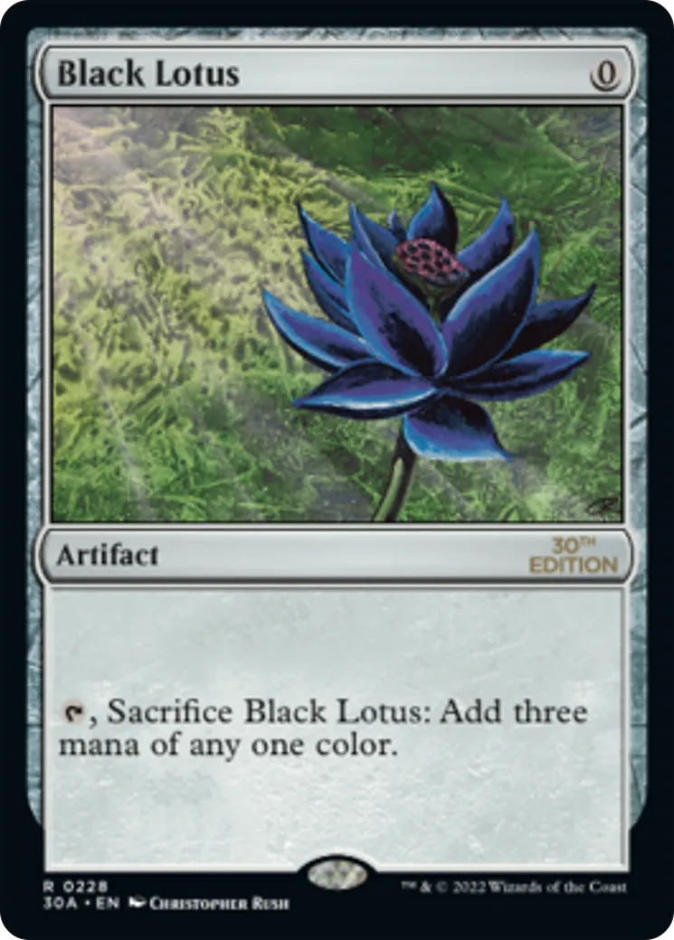 Black Lotus — 30th Anniversary Edition — Magic: The Gathering